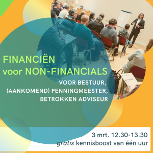 webinar over boekhouden en financiën voor stichting en vereniging